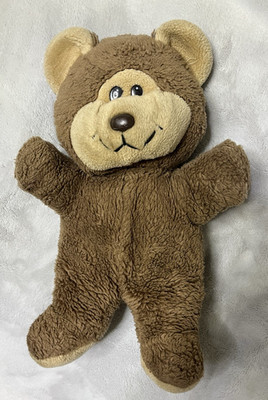 Vintage MTY Plush Teddy Bear Brown 13'' Stuffed Animal Plastic Eyes & Nose