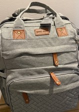 3 in 1 Diaper Bag Backpack with Changing Station Foldable Baby Bed Crib Nursery