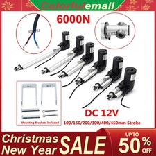 Heavy Duty 4"-18"6000N 12V Linear Actuator 1320lbs Max Lift Electric DC Motor CL