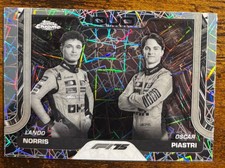2025 Topps Chrome F1 - Lando Norris & Oscar Piastri - Duo Raywave Refractor