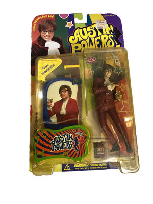 NEW VTG Austin Powers ''Very Shagadelic'' Action Figure McFarlane Toys 1999 Sealed
