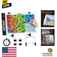 A4 LED Light Pad for Diamond Art Kits for Adults,USB Powered Adjustable