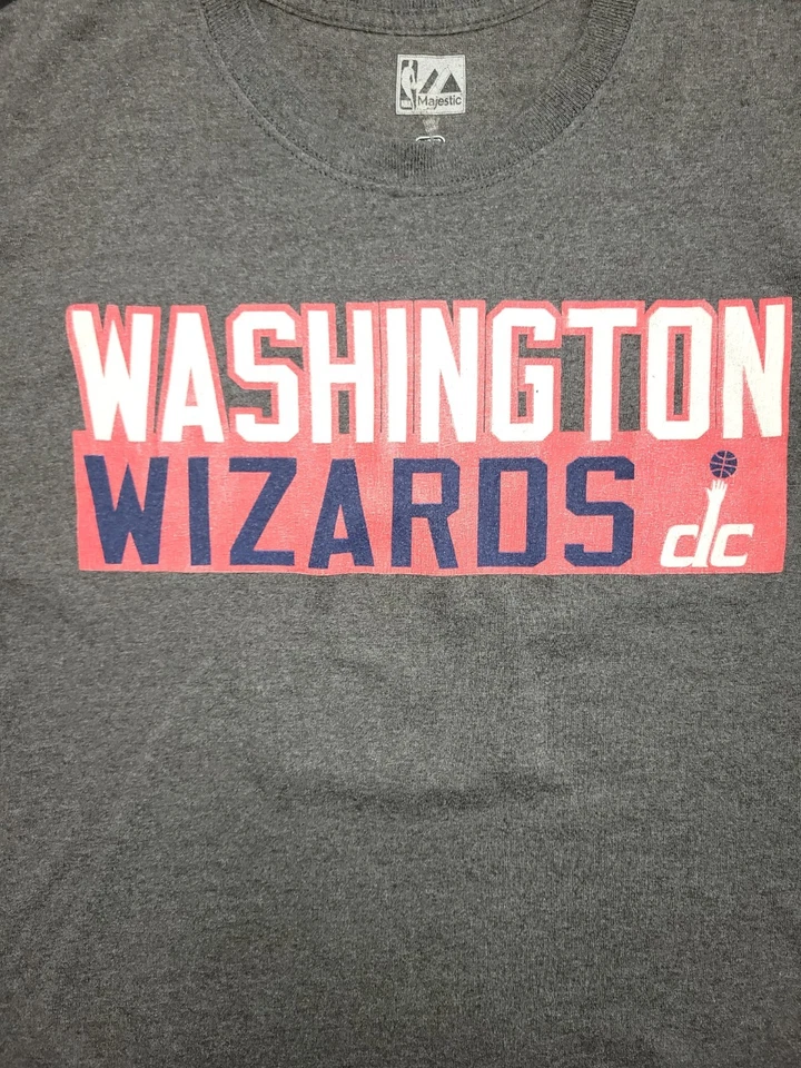 Camiseta de pared Majestic Washington Wizards John para hombre talla grande manga corta  Foto 3 de 4