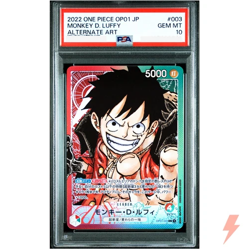PSA 10 Monkey D. Luffy (Alt Art) OP01-003 ROMANCE DAWN - ONE PIECE Japanese 2022