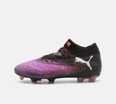 puma future 8 ultimate black/White glowing red