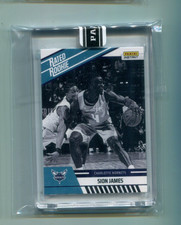 2025-26 Panini Instant Rated Rookie Retro Black Sion James Rookie 1/1 Hornets