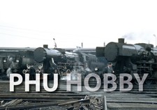 Postcard 21x14.8cm - Ty2 series locomotives - Jaworzyna Śląska 1978