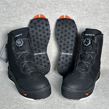 KORKERS DEVILS CANYON WADING FISHING BOOTS SIZE 13 FELT + KLING-ON RUBBER SOLES