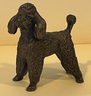 Bronze 20. Jh. - Josef Lipensky ? - Modell eines Pudelhundes - Research Req