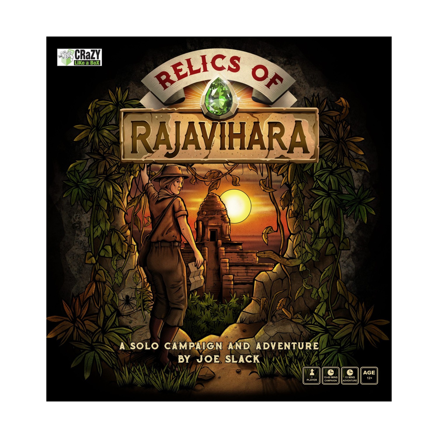Crazy Like Board Game  Relics of Rajavihara w/Thrill Seeker Bonus Pack ( EX/NM