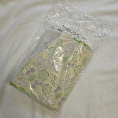 Avon Naturals Lime Floral Flowers Themed Travel Toiletry Bag PVC SEALED ** READ 