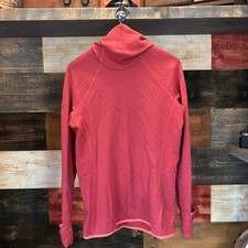 Icebreaker Merino GT XL Women  s Base Layer Hoodie Pink Orange Ski
