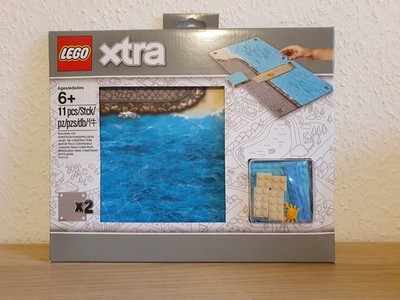 LEGO XTRA 853841- 2 Spielplatten Strand, Meer