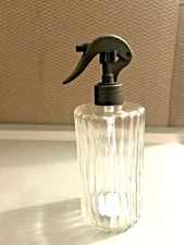 Made for Retail 16 oz. Clear Glass Spray Bottles 2 Pack with Black Trigger