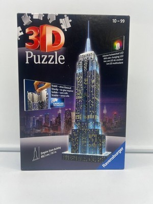 Ravensburger 612566 Empire State Building Night 3d Puzzle mit beschädigter OVP