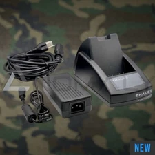 THALES LI-ION SINGLE BATTERY CHARGER KIT 1600426-1 PRC-148 RADIO 1600690-1 MBITR
