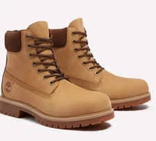 NewModel! Mens Timberland 25 6" Waterproof Boot Med Brown 25% Less Weight Sz 9.5
