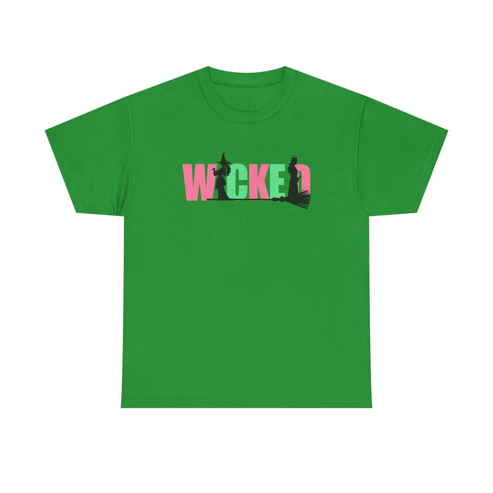 Wicked Elphaba & Glinda Tee – Musical Graphic T-Shirt, Broadway Fan Shir