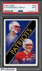 2000 FLEER D.STACHELSLI & TOM BRADY #352 RC ROOKIE PSA 9 MINT