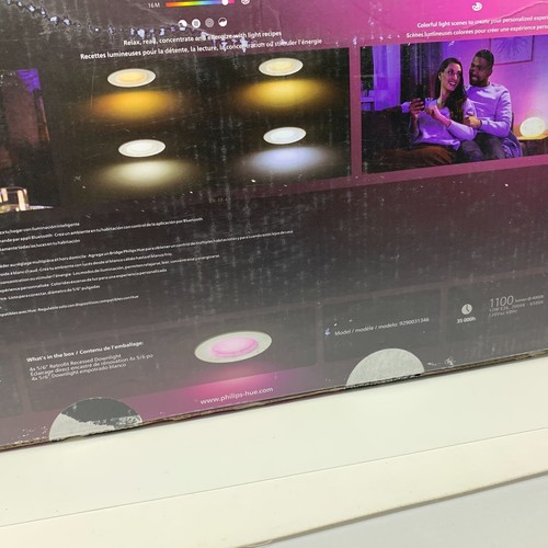 4 Pack Philips Hue White and Color Ambiance 5-6" High Lumen Recessed Downlight - Picture 18 of 18