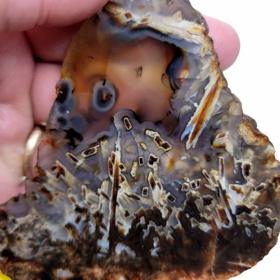Turkish Stick Agate Slab! Lapidary Stone Slab!
