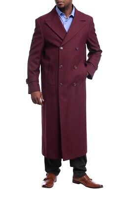 red single breasted coat