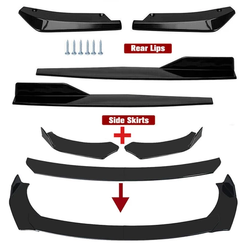 For Mazda CX-3 CX-5 CX-7 Front Bumper Lip Splitter Lower Spoiler Side Skirt