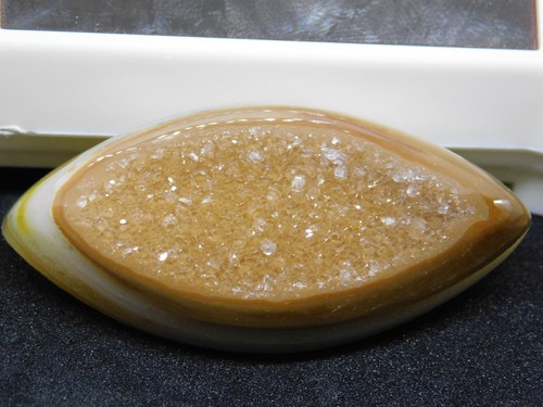 115Ct AAA+ Titanium Druzy Cabochon, Coated marquise cut Gemstones Brown sparking