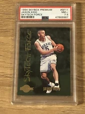 1994 Skybox Premium Jason Kidd Skytech Force SF11 PSA 7.5 - Mavericks HOF 🔥