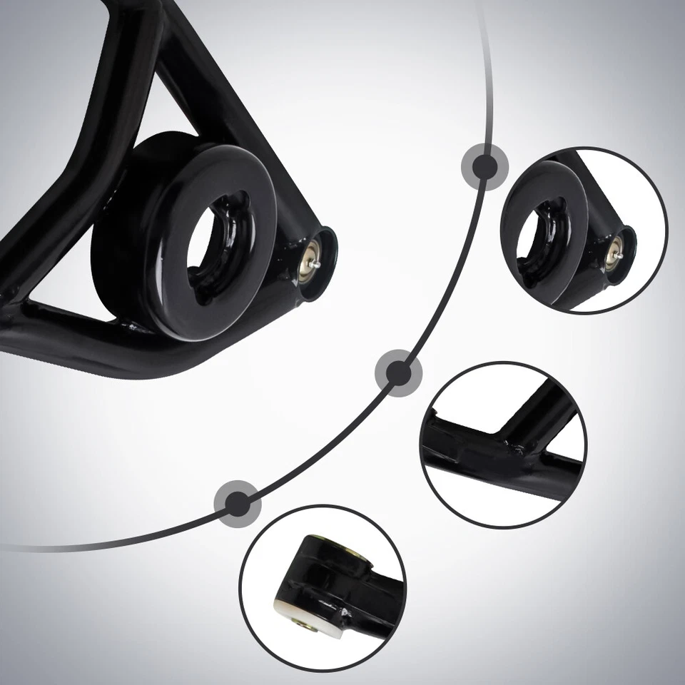 4x Brazos A tubulares delanteros de alta resistencia superior e inferior para Pontiac Grand Prix 1969-72 Foto 3 de 4