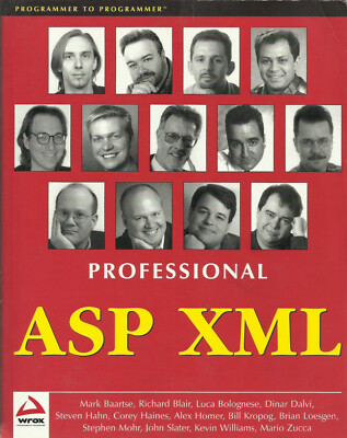 Programmer to Programmer Professional ASP XML by Wrox Paperback