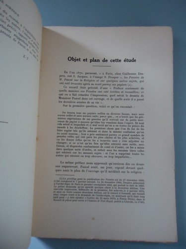"Beauté poëtique" - Histoire critique d'une "Pensée" de Pascal - Tourneur - 1933 - Picture 10 of 16