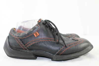 ?John Fluevog Charles Future Angels Wingtip Lace Up Brown Shoes Men 13 John Fluevog Charles Future Angels Contrast Leather Wingtip  main image 4