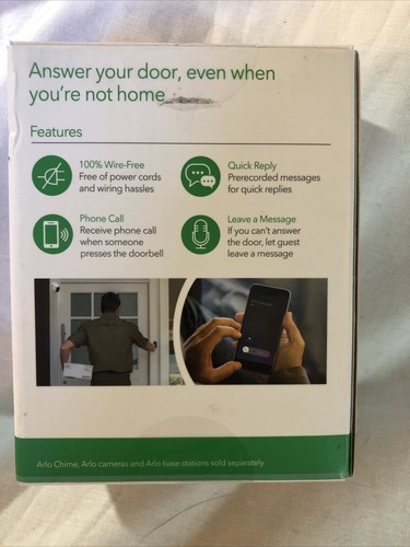 Arlo Audio Doorbell - Wire-free Smart Home Security Weather-resistant - Picture 4 of 10