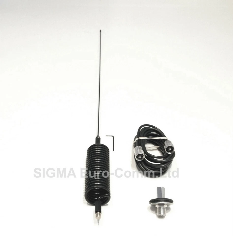 Mini Springer Stinger CB Antenna+Large Washer Body Mounting Kit CB Radio Aerial