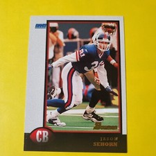 1998 Bowman JASON SEHORN #79 Football Card - New York Giants