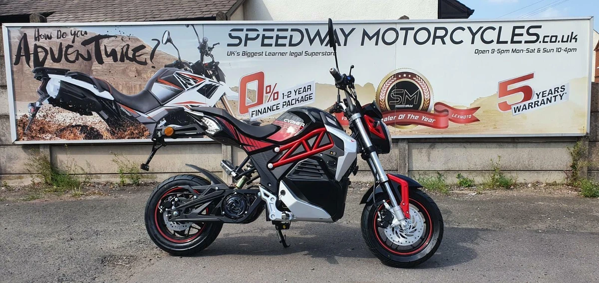 Lexmoto Cypher 1500watt 50cc equivalent scooter moped electric