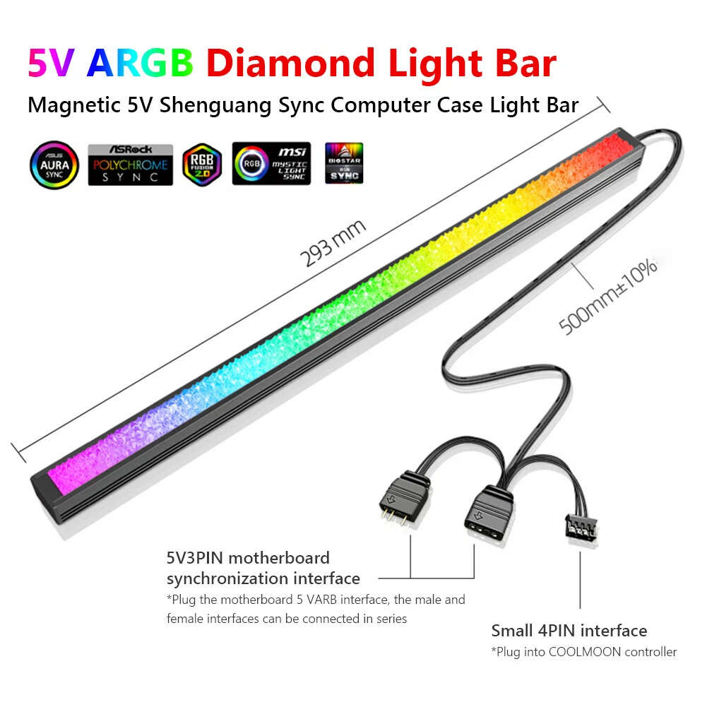 TTSAM LED Strip,LED Streifen 30cm 5V/3Pin Kleiner 4Pin