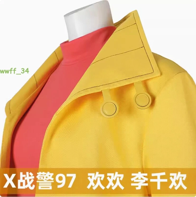 Fantasia Cosplay Jubileu X-Men 97 Halloween Anime Terno Sapatos Femininos Casaco - Imagem 3 de 4