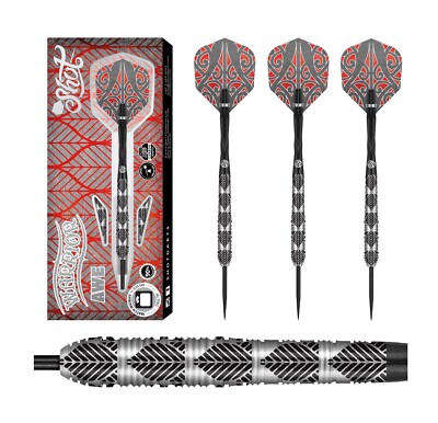 Shot! Darts - Warrior Awe 90% Tungsten 22g 23g 24g 26g (Steeldart) NEU
