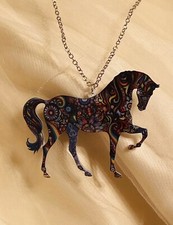 Unicorn Lovers Necklace Kids Girls Teens Valentines Day Birthday   Gift