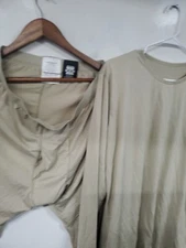 Special Large Regular level 1  Silk Thermal Set Base Layer Tan Sand Light Weight