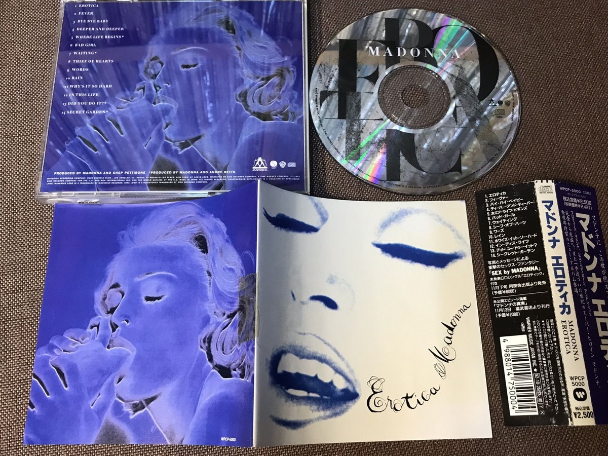 新品　Madonna　Erotica　CD 日本盤 　＋　プレスシート s-l1200.jpg