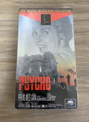 Psycho (VHS, 1960) Anthony Perkins **NEW / SEALED cond** not DVD