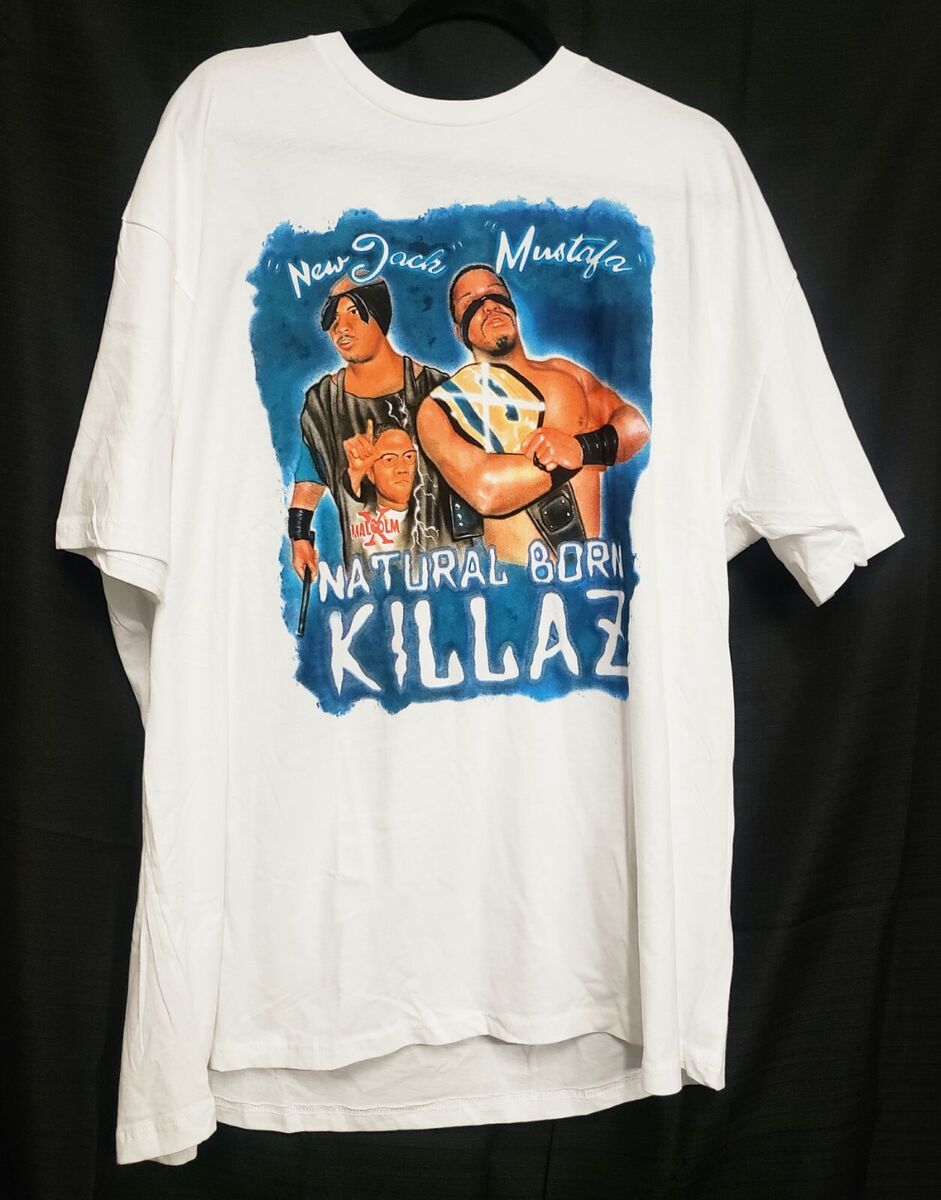 ECW Natural Born Killaz Mustafa/New Jack Limited Wrestling T ECW Natural Born Killaz Mustafa/New Jack Limited Wrestling T