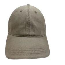 Cap America Tio Pepe Strap Back Hat Cap Plain Beige No Logo