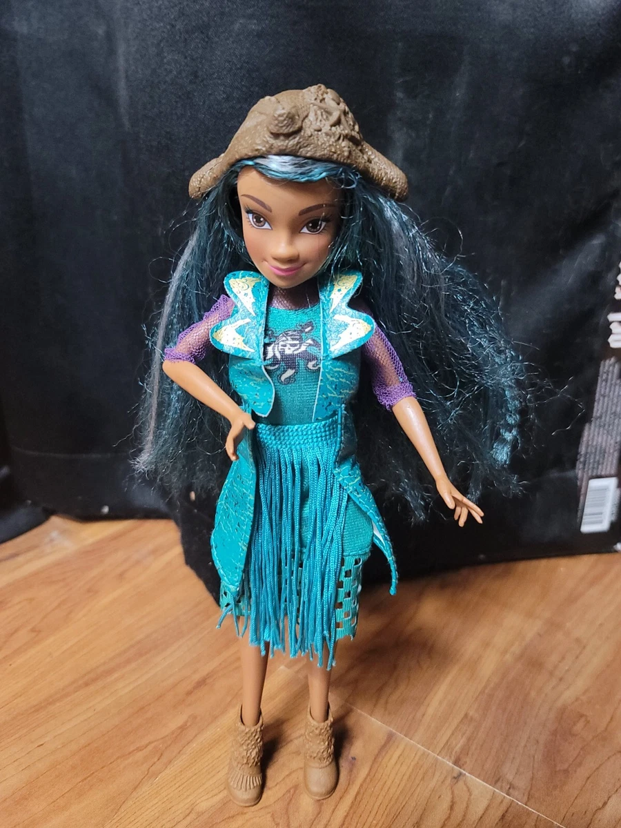 Descendants Uma custom american girl doll blue hair and brown eyes