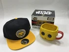 Star Wars C-3PO Smugglers Bounty Exclusive Funko Snapback Hat and Ceramic Mug