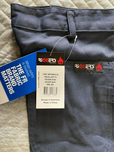Trousers Flame Retardant RIGGERS reflective 3M tape Indura Ultra Soft Save!! - Picture 3 of 6