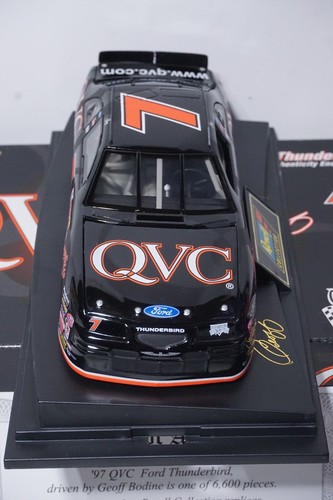 NASCAR DIECAST 1/24 REVELL 1997 #7 GEOFF BODINE QVC Diecast Model Nascar - Picture 5 of 8